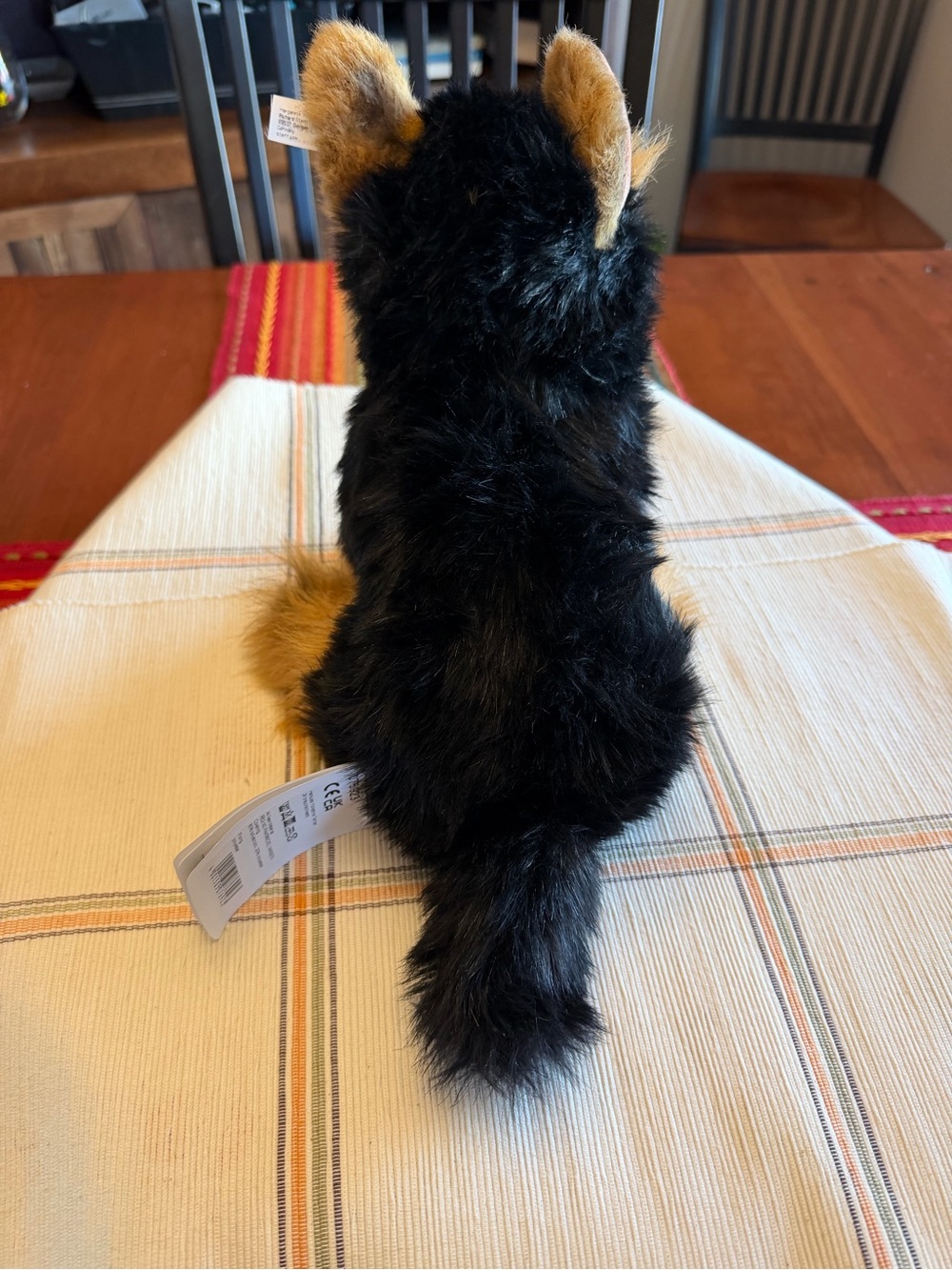 Steiff Herkules Plush Yorkshire Terrier in Black and Brown - - Picture 7 of 11